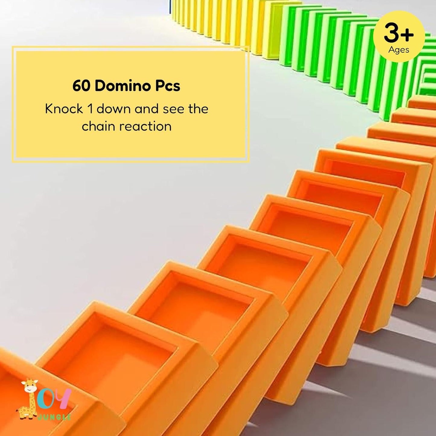 Train Toy Domino Set for Kids ? BPA-Free Plastic with Sound Effects�